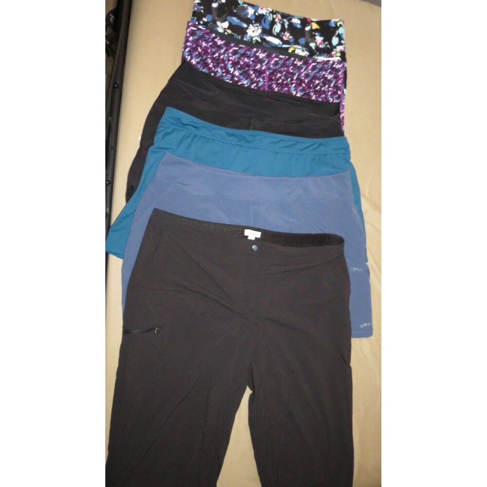 *Mixed Lot of 6* Women's Activewear Bottoms - Nike, Orvis, L.L. Bean XXL/18-20
